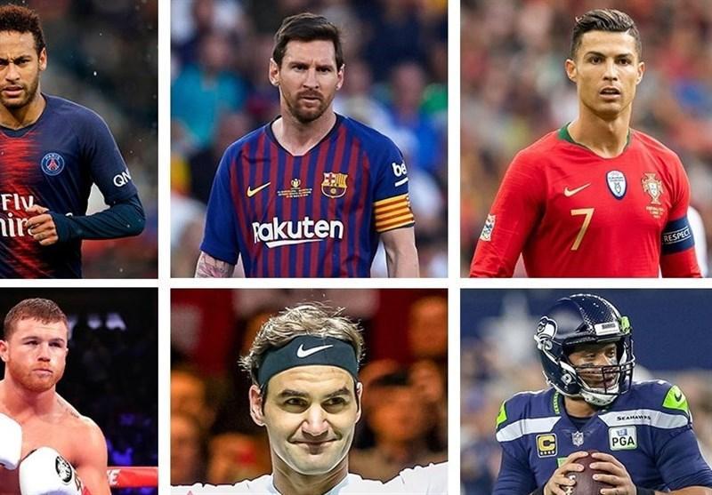 ورزشکاران میلیونر و پردرآمد سال 2019 را بشناسید ورزشکاران میلیونر و پردرآمد سال 2019 را بشناسید
