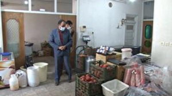 کشف کارگاه غیر مجاز فرآوری مواد غذایی در شاهرود