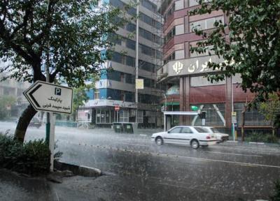 بارش باران و وزش تندباد در این استان ها ، تهران هم بارانی می گردد؟